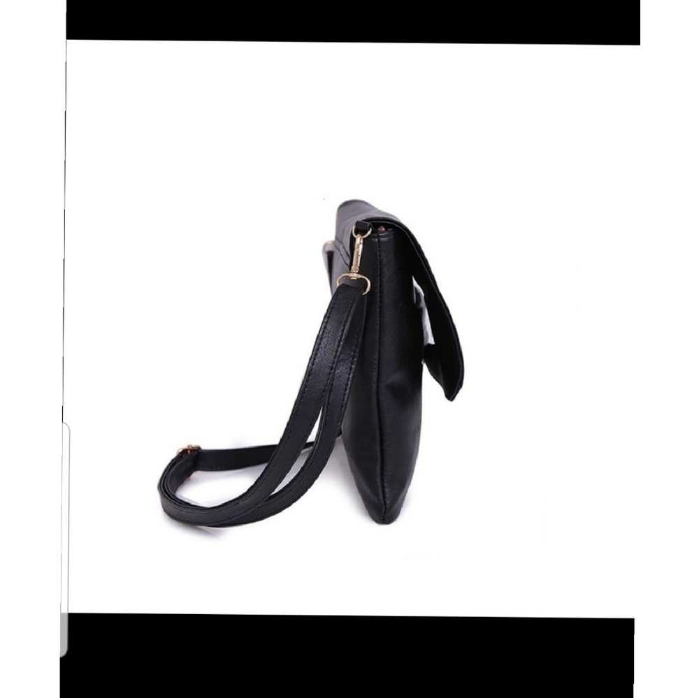 Middle strap leather envelope clutch - Picture 6 of 6